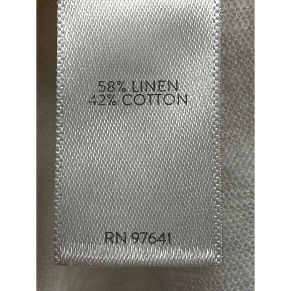 NWT - J. JILL Linen/Cotton Button Front Hooded Tunic Pockets White, Sz SP - Picture 8 of 9